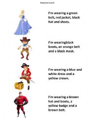 English Worksheet: clothes