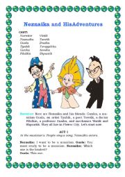 English Worksheet: Neznaika play script