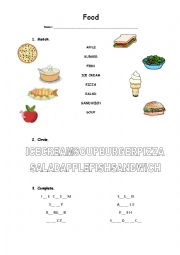 Food - Vocabulary Consolidation