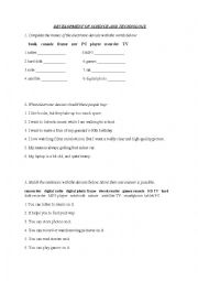 English Worksheet: Development of science and technology