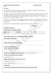 English Worksheet: Revision papers Grade 7 Tunisian students module 5