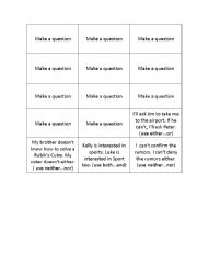 English Worksheet: Quiz game