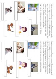 English Worksheet: The New Pet