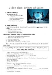 English Worksheet: Bridge of spies 