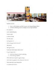 English Worksheet: Restaurants