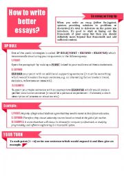 HOW TO WRITE BETTER ESSAYS? 3P RULE.