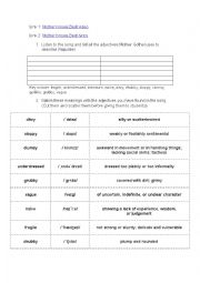 English Worksheet: Tangled Lesson Plan - Mother Knows Best
