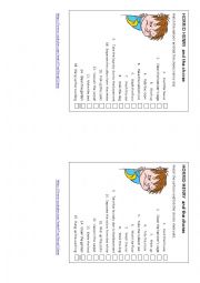 English Worksheet: Horrid Henry and the chores