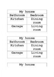 English Worksheet: The house