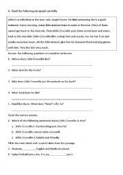 English Worksheet: Grammar Test
