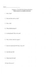 English Worksheet: Early Bird Catches the Worm (Comprehension Questions)