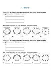 English Worksheet: Future