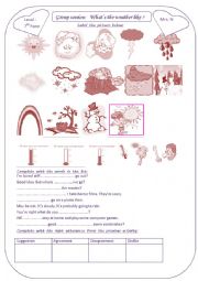 English Worksheet: Whats the weather like ?