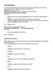 English Worksheet: Adjectives x Adverbs