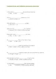 English Worksheet: conjunction