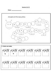 English Worksheet: Alphabet revision exercises 3 A-Z