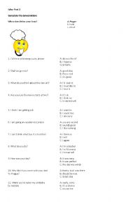 English Worksheet: Icfes test part 3