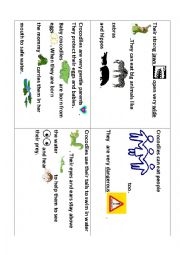 English Worksheet: Memory game Part 3 (CROCODILES)