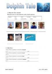 English Worksheet: Dolphin Tale