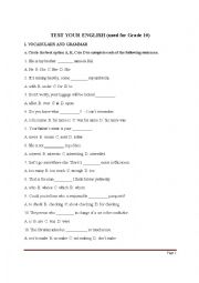 test your english level