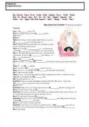 English Worksheet: Dirty Fork Sketch Monty Python