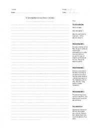 essay format for writing a descriptive essay 