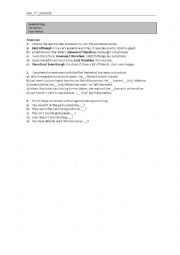 English Worksheet: Grammar - 9th grade revision