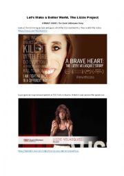 Speaking and listening lesson. What defines you? Lizzie Velasquez TED Talk