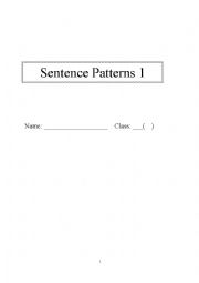 English Worksheet: Sentence patterns drilling