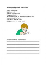 English Worksheet: Describe