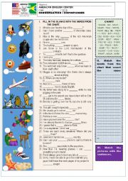 English Worksheet: Homophones Practice