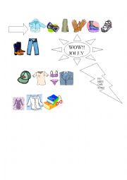 English Worksheet: clothes