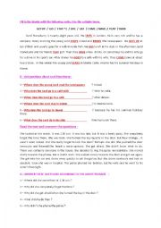 English Worksheet: paragraphs