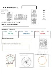 English Worksheet: date