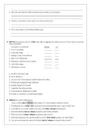 English Worksheet: Relative Clauses 