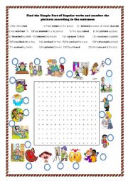 English Worksheet: Simple Past Regular Verbs