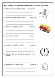 English Worksheet: WH- QUESTIONS