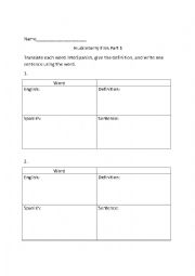 English Worksheet: Huckleberry Finn, Part 1