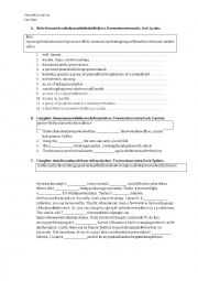 English Worksheet: vocabulary test ( reading explorer 1)