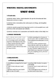 English Worksheet: Bac preparation: Writing