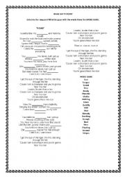 English Worksheet: SONG ROAR KATTY PERRY