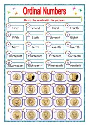 Ordinal Numbers 