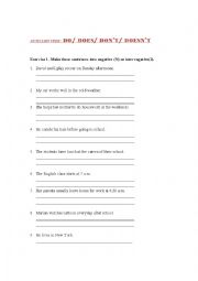 English Worksheet: Auxiliary verb
