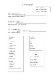 English Worksheet: Whats Wrong?