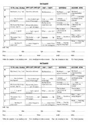 English Worksheet: Battleship - Present simple  vs Present continous