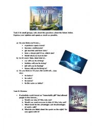 English Worksheet: The future