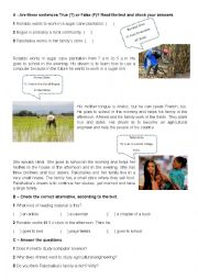 English Worksheet: Different places, different places.