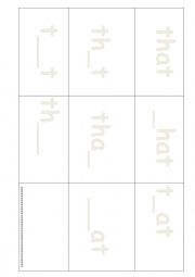English Worksheet: that 4 spelling