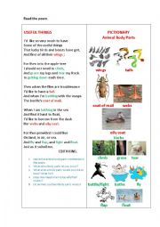 English Worksheet: USEFUL THINGS