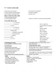 English Worksheet: Notting Hill movie activity